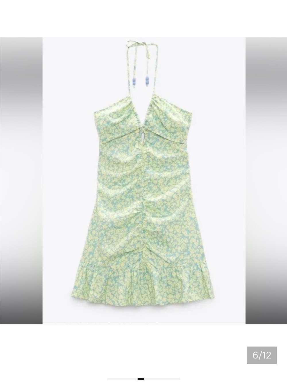 Light Green Floral Dress